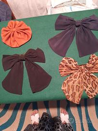 fiocchi capelli con fermaglio per donne non bambin