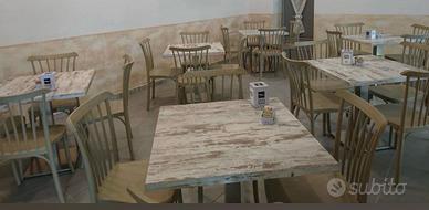 arredo per bar – sedie e tavolini in buono s