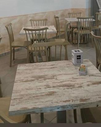 arredo per bar – sedie e tavolini in buono s