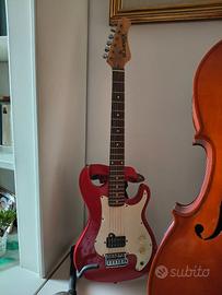 chitarra elettrica Slammer Hamer cassa ampl. pied 