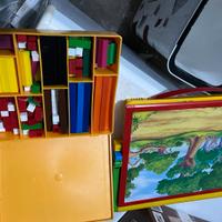 Lavagna magnetica e regolo