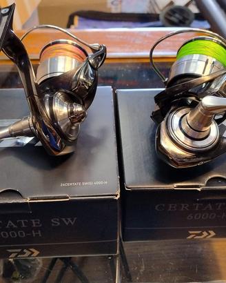 Mulinelli da pesca Daiwa Certate