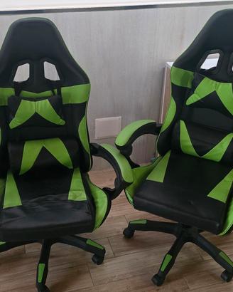 Poltrone gaming, studio, sedia computer 