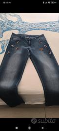 jeans con strass donna taglia 44 dixie
