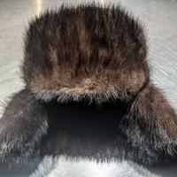 Cappello vintage di code di visone