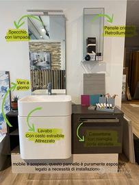 Mobile bagno ALTAMAREA Loft sospeso