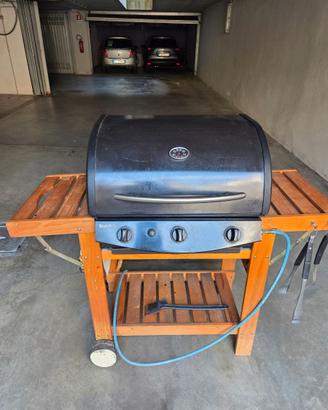 barbecue a gas