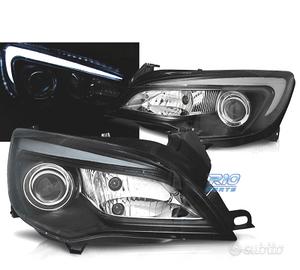 FARI PER OPEL ASTRA J 10-15 A TUBO LED NERO