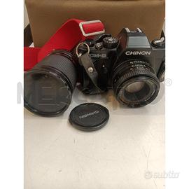 MACCHINA FOTOGRAFICA CHINON CM-5 CON 2 OBBIETTIVI