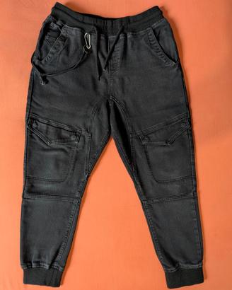 Joggers Cargo Doomsday Neri Lavati Taglia M