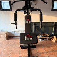 HOMCOM Power Tower Multifunzione con pesi 45kg