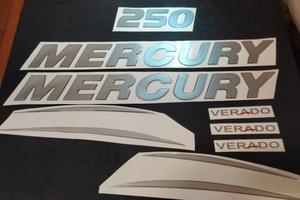 Adesivi in resina 3D per fuoribordo mercury Verado