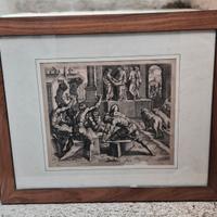 Incisione Antica XVII sec. - Nicolas Chaperon