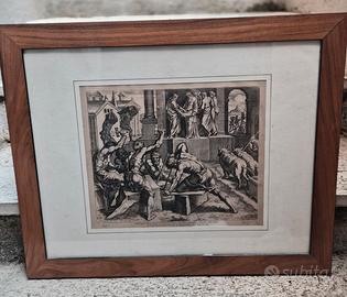 Incisione Antica XVII sec. - Nicolas Chaperon