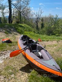 Canoa gonfiabile Itiwit 2/3 posti + 2 pagaie