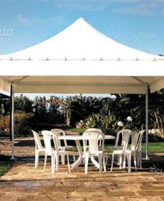 Gazebo airone corallo 4x4 avorio nuovo in stock