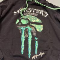 Felpa nera della Monster