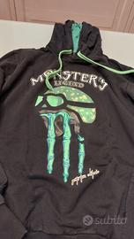 Felpa nera della Monster