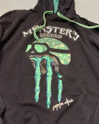 Felpa nera della Monster