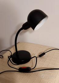 Lampada Da Tavolo Veneta Lumi Anni 80 Nera