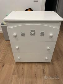 Fasciatoio Erbesi con vaschetta e materassino