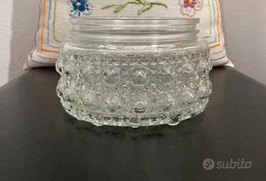 Plafoniera vintage in cristallo