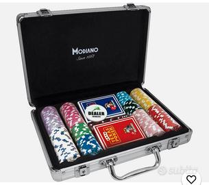 Gioco Pocker NUOVO valigetta completa Modiano
