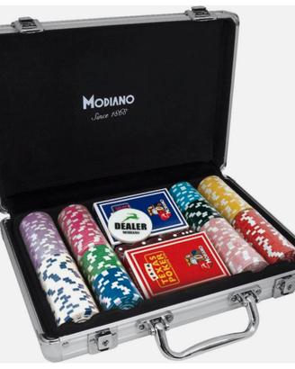 Gioco Pocker NUOVO valigetta completa Modiano