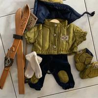 Vestito mini sciatore My Doll con completo sci