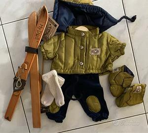 Vestito mini sciatore My Doll con completo sci