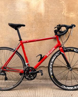 Bici da corsa B'Twin Triban 3  tg. 60 + Accessori