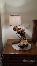 Lampada legno
