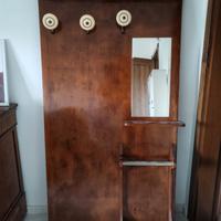 cappottiera appendiabiti legno art nouveau