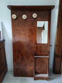 cappottiera appendiabiti legno art nouveau