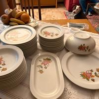 Servizio piatti vintage Scherzer Bavaria 12 copert