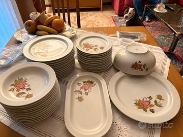 Servizio piatti vintage Scherzer Bavaria 12 copert