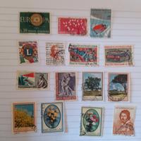 francobolli italiani usati del1960/66/67/68