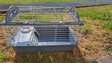 Gabbia e trasportino per conigli