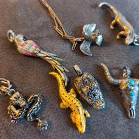 7x veri ciondoli in argento 925