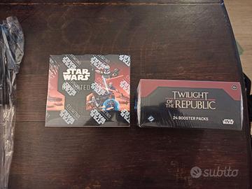2 Booster Box Star Wars unlimited eng e omaggi tcg