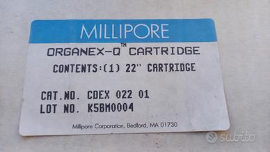 Cartuccia Millipore Organex-Q