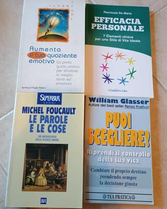 Lotto di libri di crescita personale/evoluzione