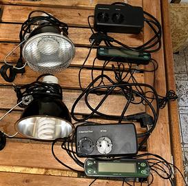 Accessori teche terrari lampade e termostati