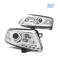 FARI XENON AUDI A6 4F 04-08 LUCE DIURNA REAL TUBE 