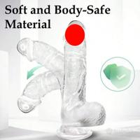 Sex toy fallo trasparente