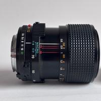 Minolta 35-70mm Macro conadattatore Fuji