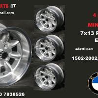 Cerchi minilite 7x13 4x100 et-7 bmw 1502 2002 E21