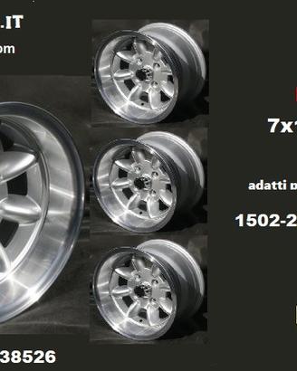 Cerchi minilite 7x13 4x100 et-7 bmw 1502 2002 E21