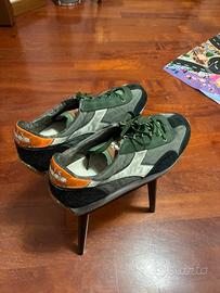Diadora heritage verdi nuove 44
