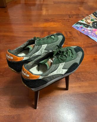 Diadora heritage verdi nuove 44